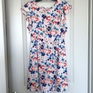 Merona Ruffle sleeve dress